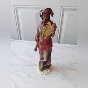 9 in African Woman Statue
